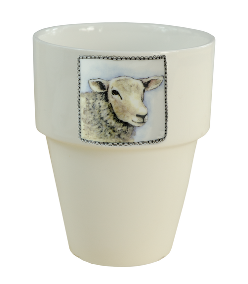 Boerenwinkel – Mug à lait motif mouton
