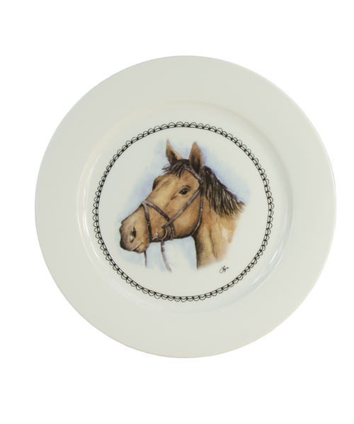 Boerenwinkel – Assiette petit-déjeuner motif cheval