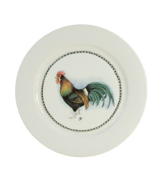 Boerenwinkel – Assiette petit-déjeuner motif coq
