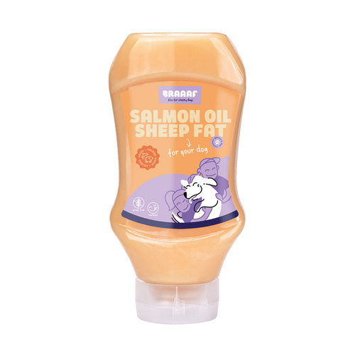 Sauce saumon & graisse de mouton pour chiens et chats 500ml