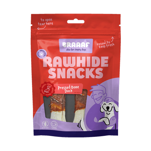 Braaaf Rawhide — Os pressé enrobé de viande