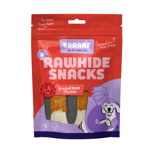 Braaaf Rawhide — Os pressé enrobé de viande