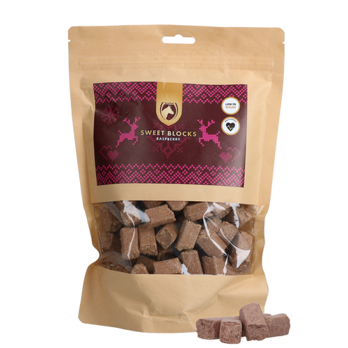 Blocs de Noël Excellent Horse — framboise (faible en sucre)