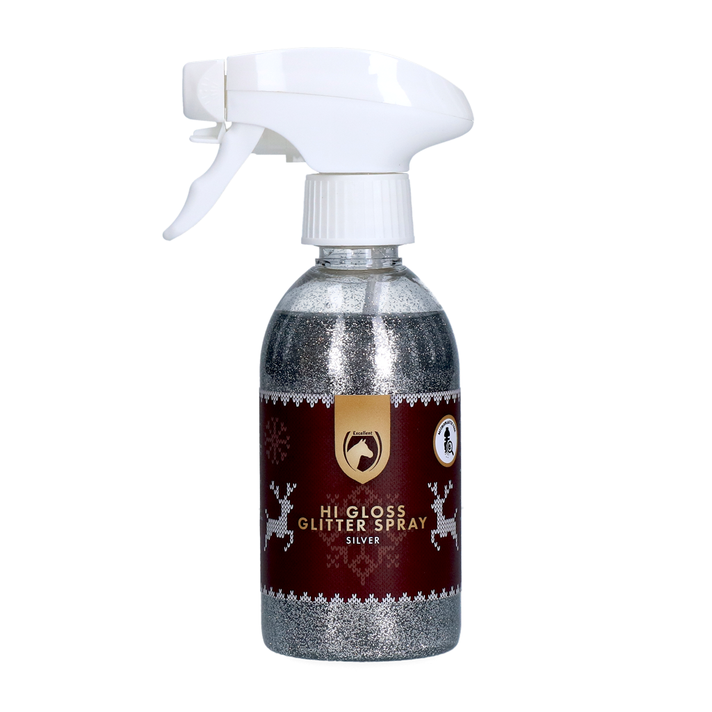 Spray pailleté argent