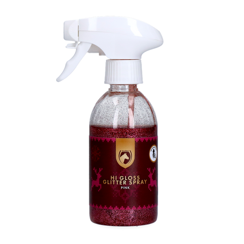 Spray pailleté Hi Gloss pour cheval (édition fêtes)