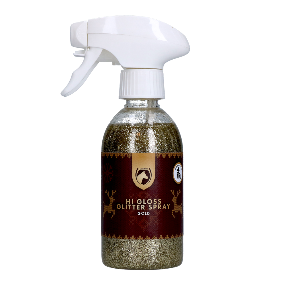 Spray pailleté or