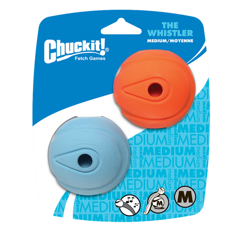Balles Sifflantes Chuckit! The Whistler – Lot de 2, Toutes Tailles