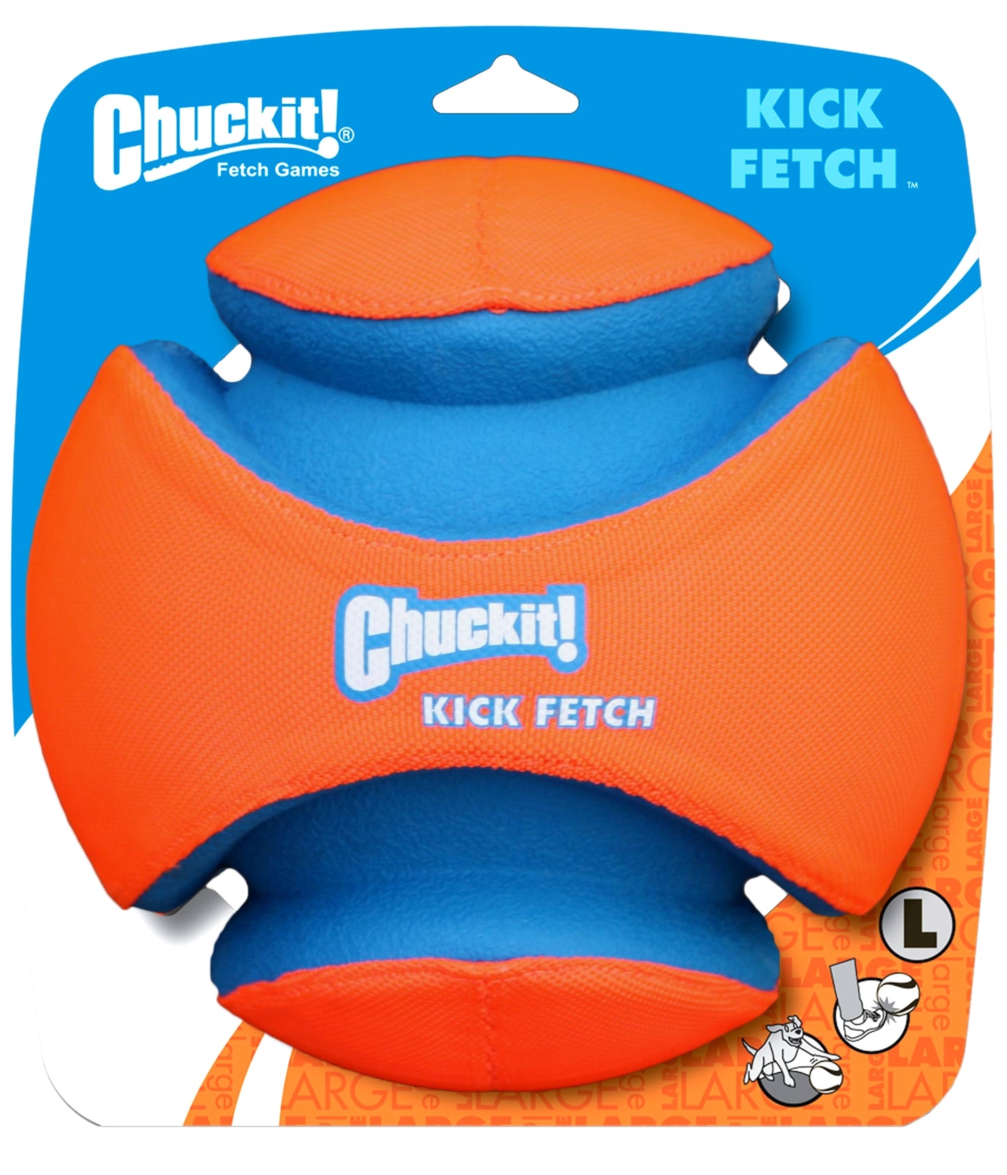 Ballon Chuckit! Kick Fetch – À Lancer du Pied, Toutes Tailles Chuckit!
