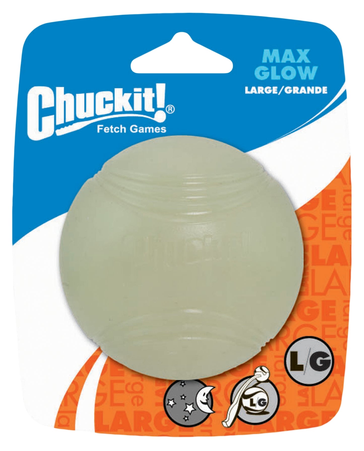 Balle Phosphorescente Chuckit! Max Glow – Toutes Tailles Chuckit!