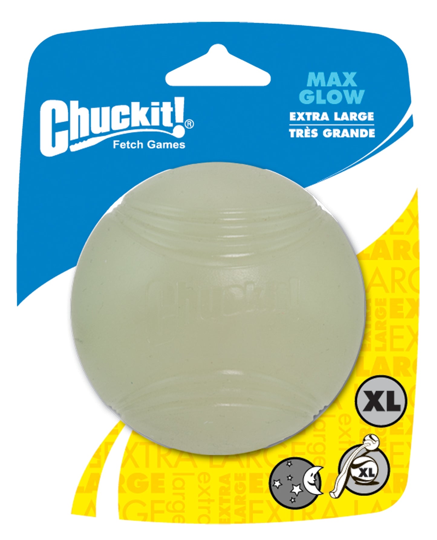 Balle Phosphorescente Chuckit! Max Glow – Toutes Tailles Chuckit!