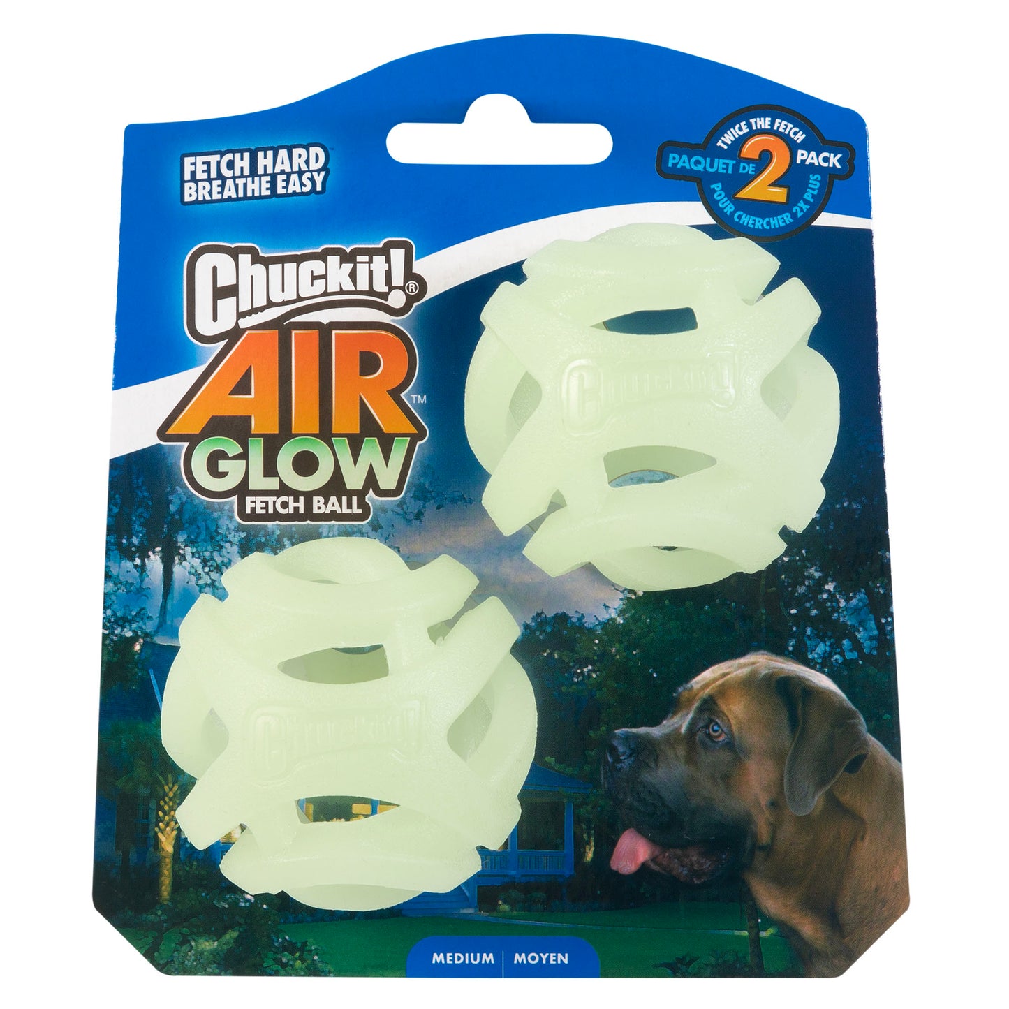 Balle Légère Phosphorescente Chuckit! Air Glow – Toutes Tailles Chuckit!