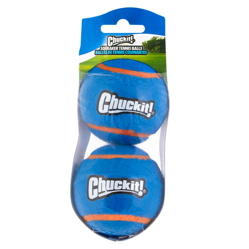 Balles de Tennis Sonores Chuckit! Squeaker – Toutes Tailles