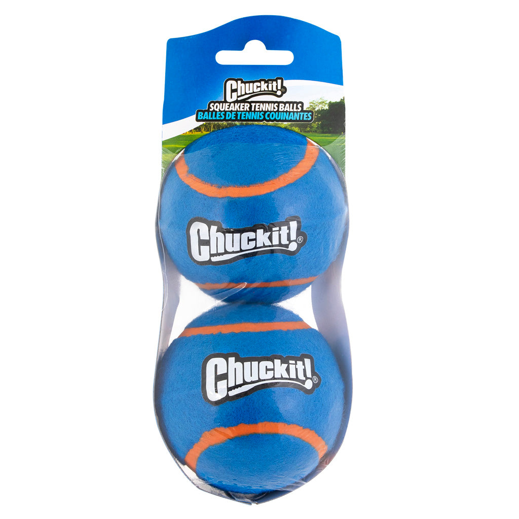 Balles de Tennis Sonores Chuckit! Squeaker – Toutes Tailles Chuckit!