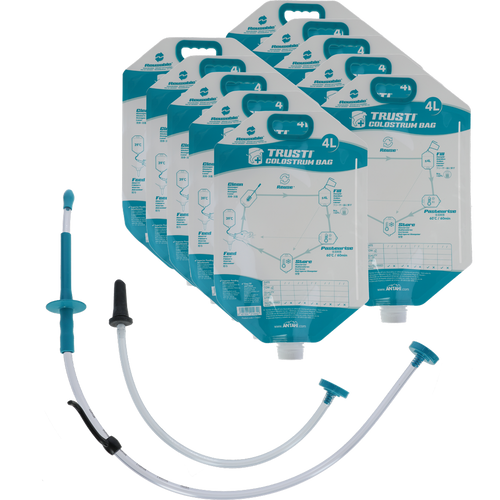 Antahi Trusti Tuber – Set de poches à colostrum 10 × 4 L