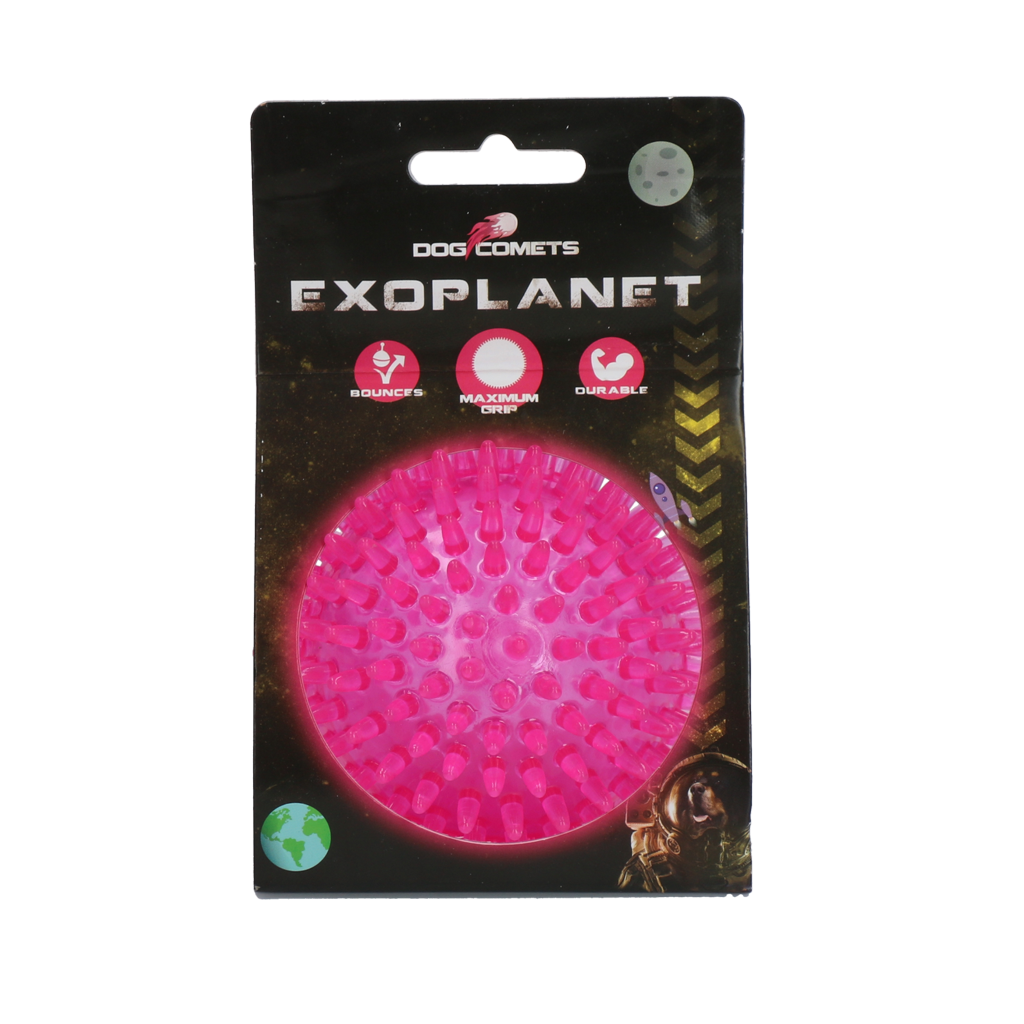 Balle à picots rose M