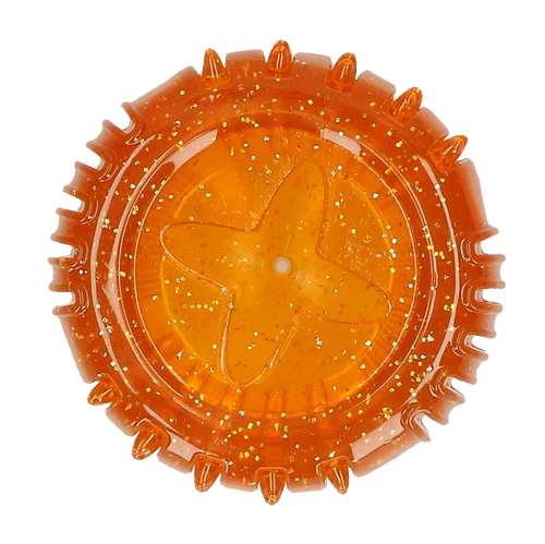 Distributeur de friandises Dog Comets Ceres Treat Locker — 7 cm, orange