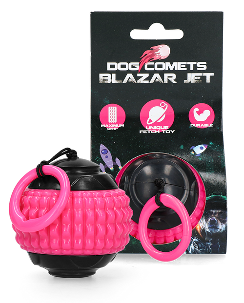 Balle à lancer avec ficelle rétractable Dog Comets Blazar Jet