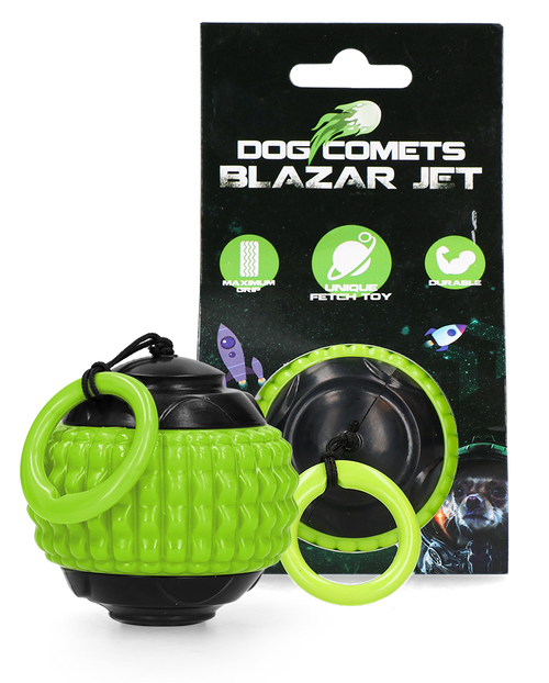 Balle à lancer avec ficelle rétractable Dog Comets Blazar Jet