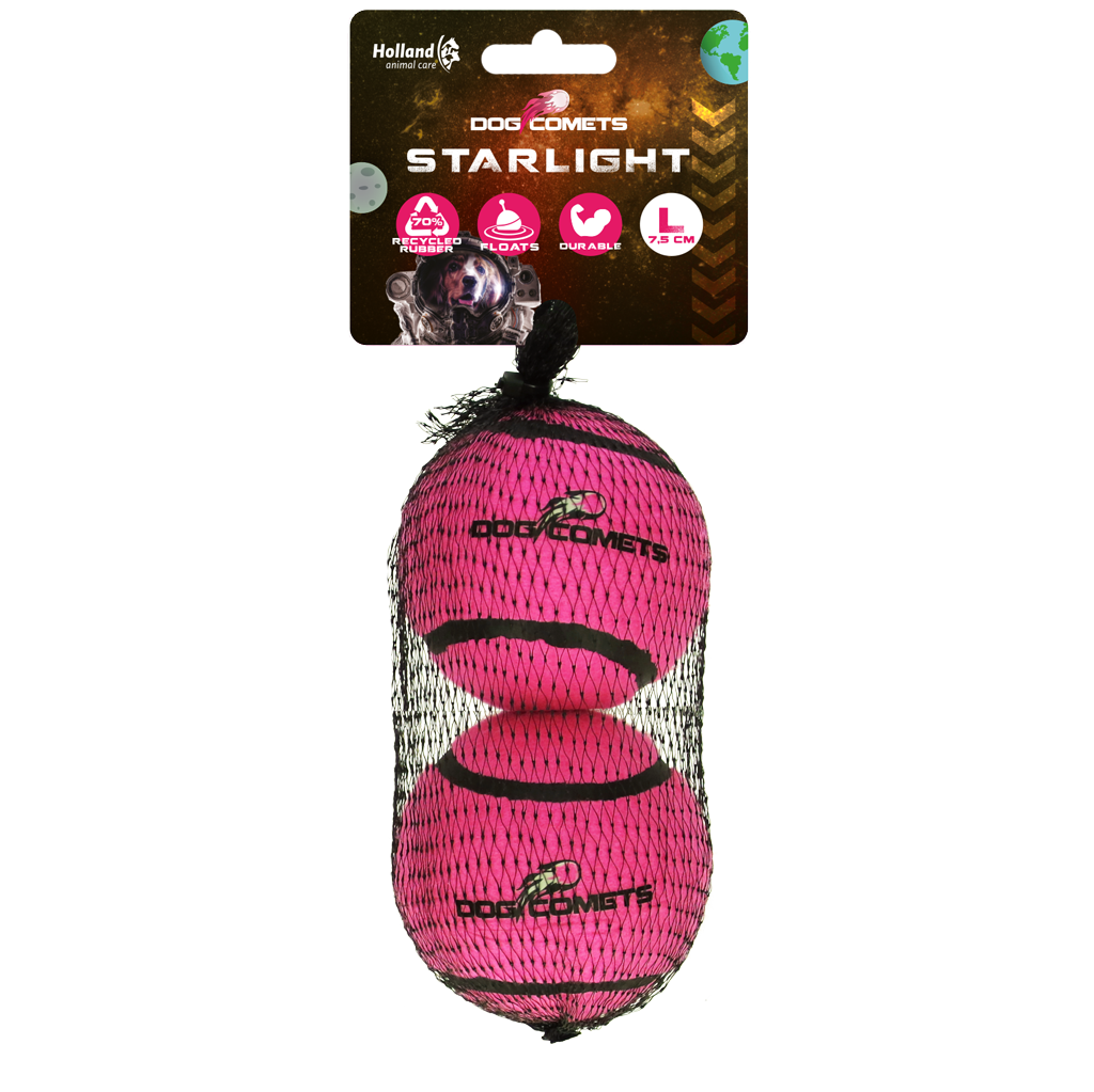 Balles Starlight roses lot de 2 L