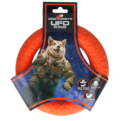Dog Comets UFO Ring Orange