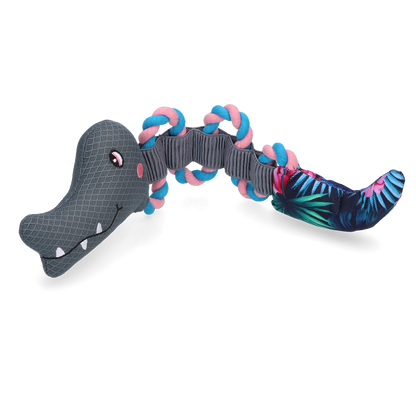 CoolPets Pull Me! Crocky Rope Flower