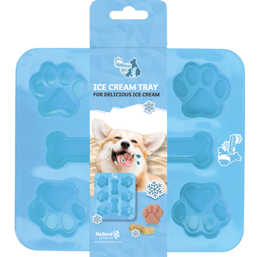 Moule à glaces pour chien – Coolpets Dog Ice Mix Tray (8 portions)