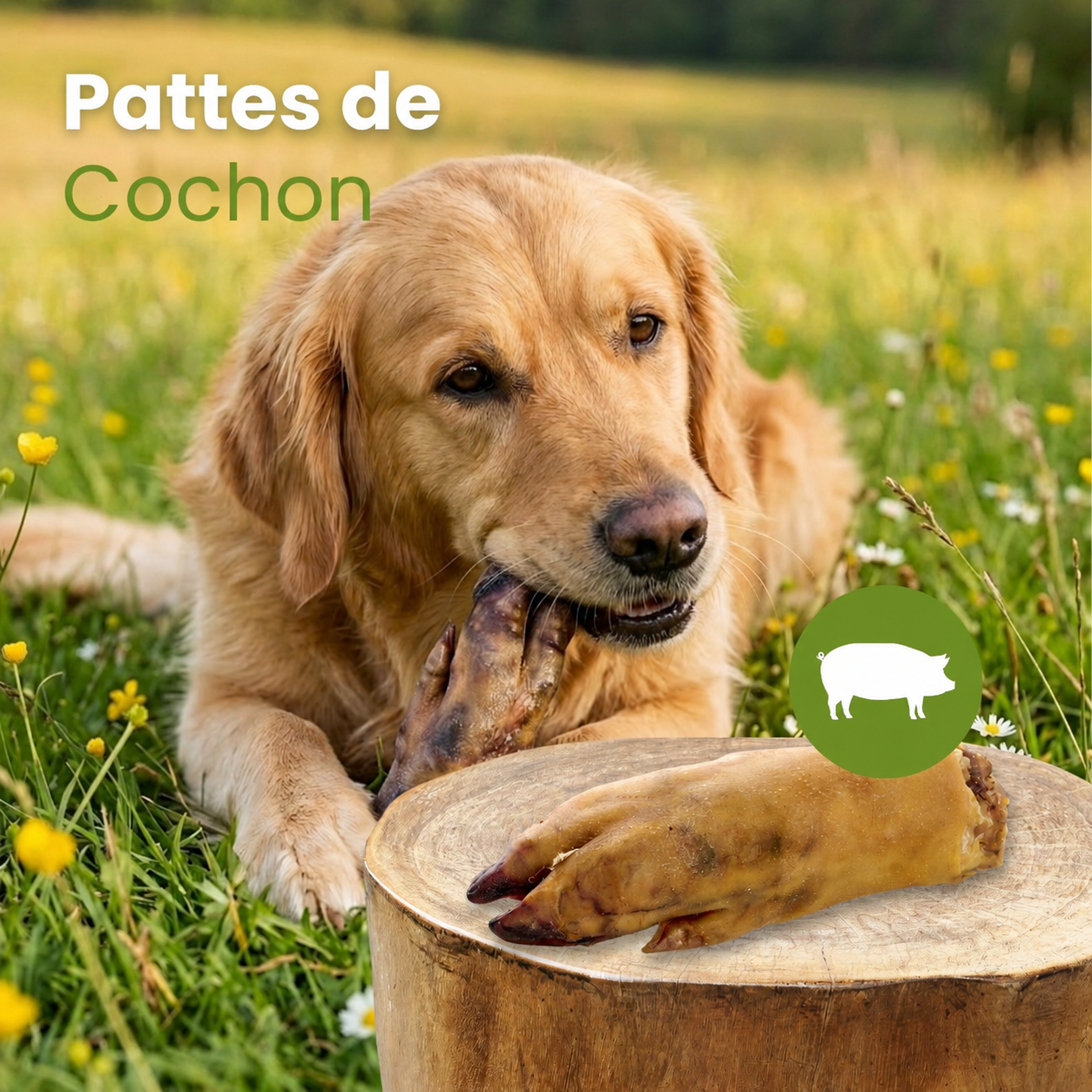 Pattes de cochon naturelles pour chien sans conservateurs Kauartikel.com GmbH