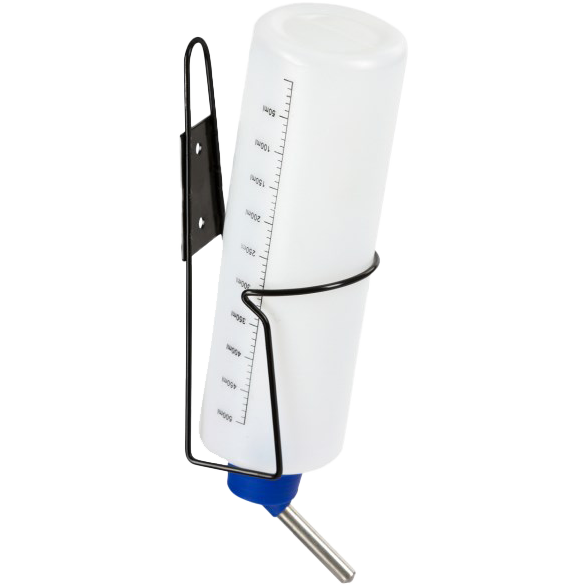 Drinking bottle with metal holder 500 ml