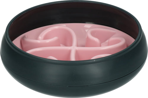 Bol rose antiglouton spirale - Eat Slow Live Longer