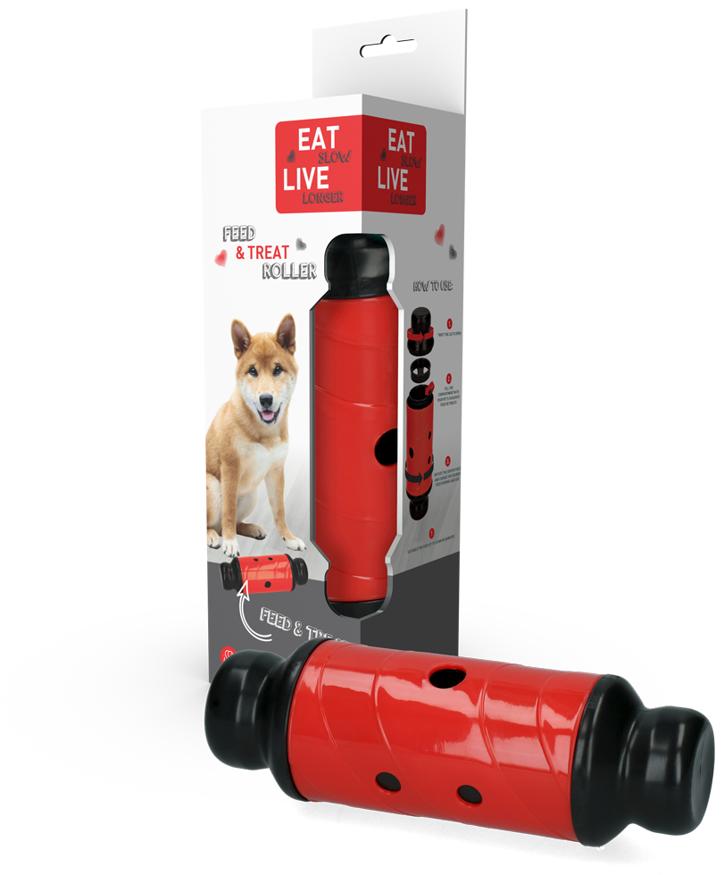 Rouleau distributeur rouge L