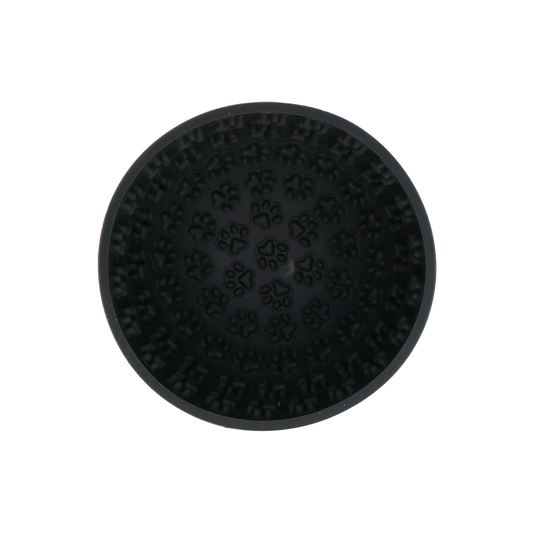 Eat Slow Live Longer Lick Mat Wobble Bowl Grey