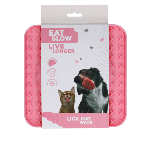 Eat Slow Live Longer Lick Mat — Wave Pattern