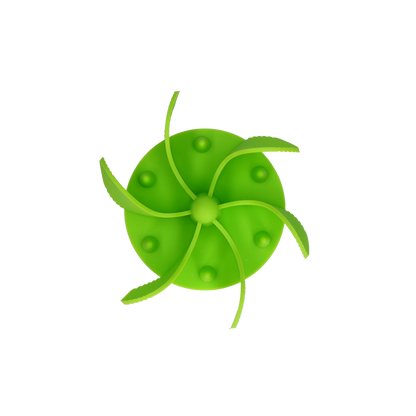 Eat Slow Live Longer Gobble Stopper Green L