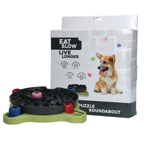Eat Slow Live Longer Puzzle Kreisel