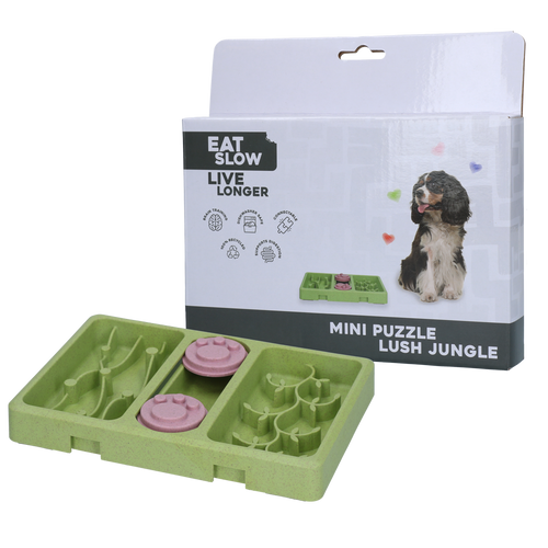 Manger lentement vivez plus longtemps Mini puzzle Lush Jungle