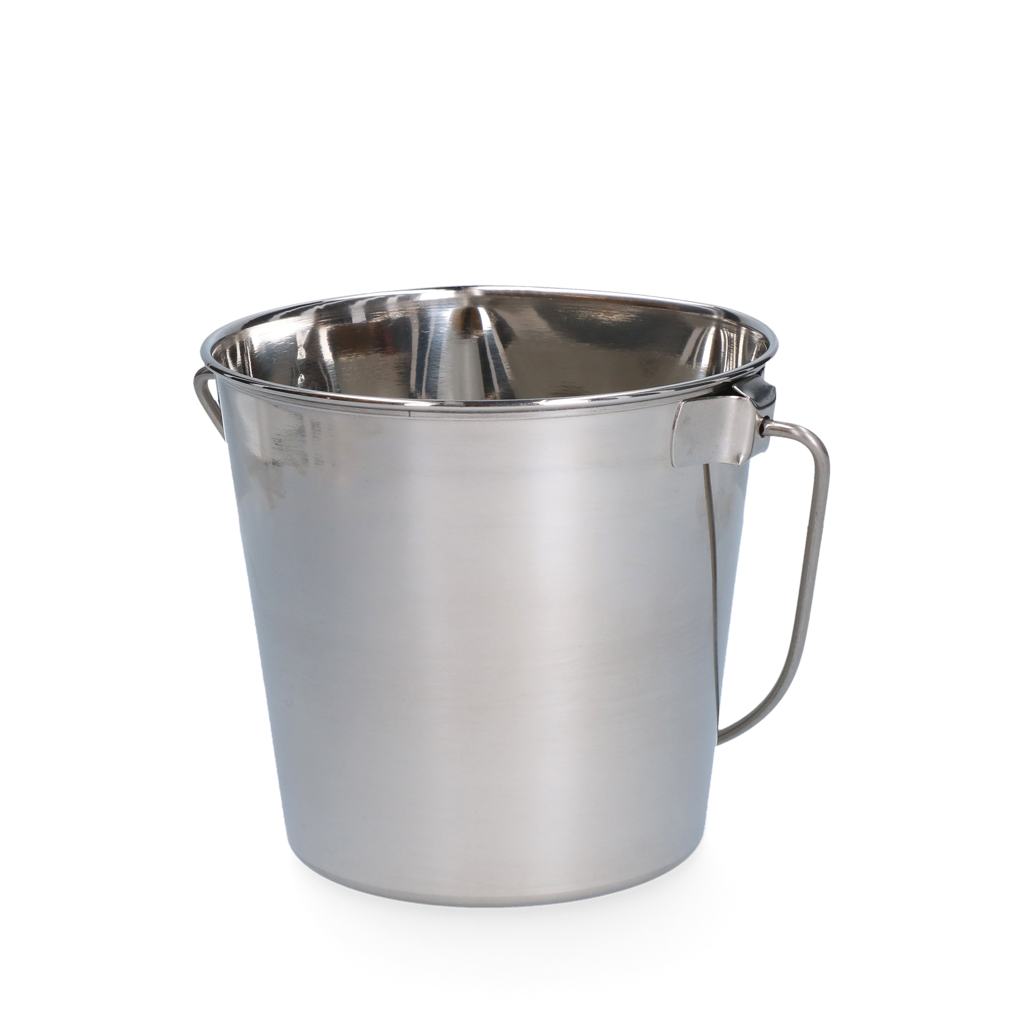 Seau inox plat 0,95 L