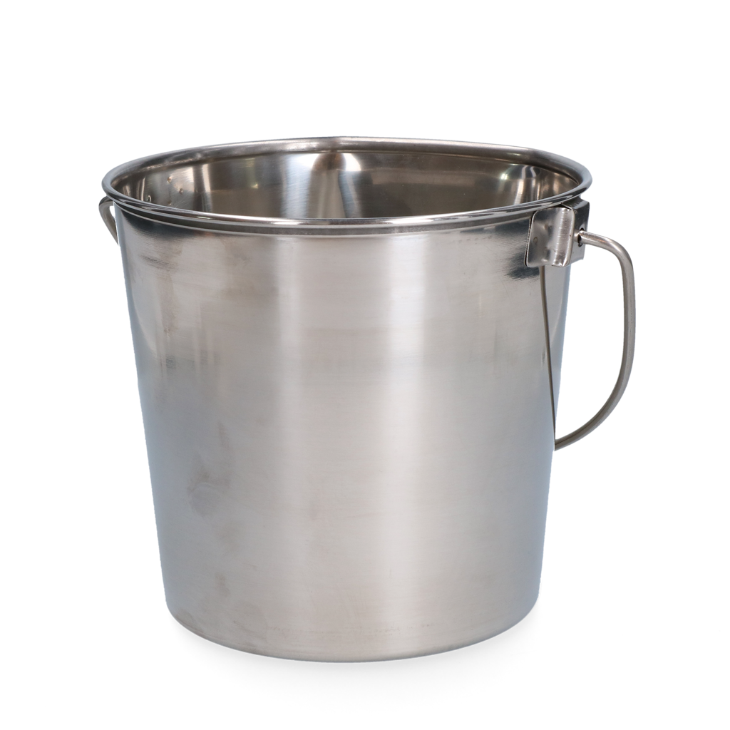 Seau inox plat 3,71 L
