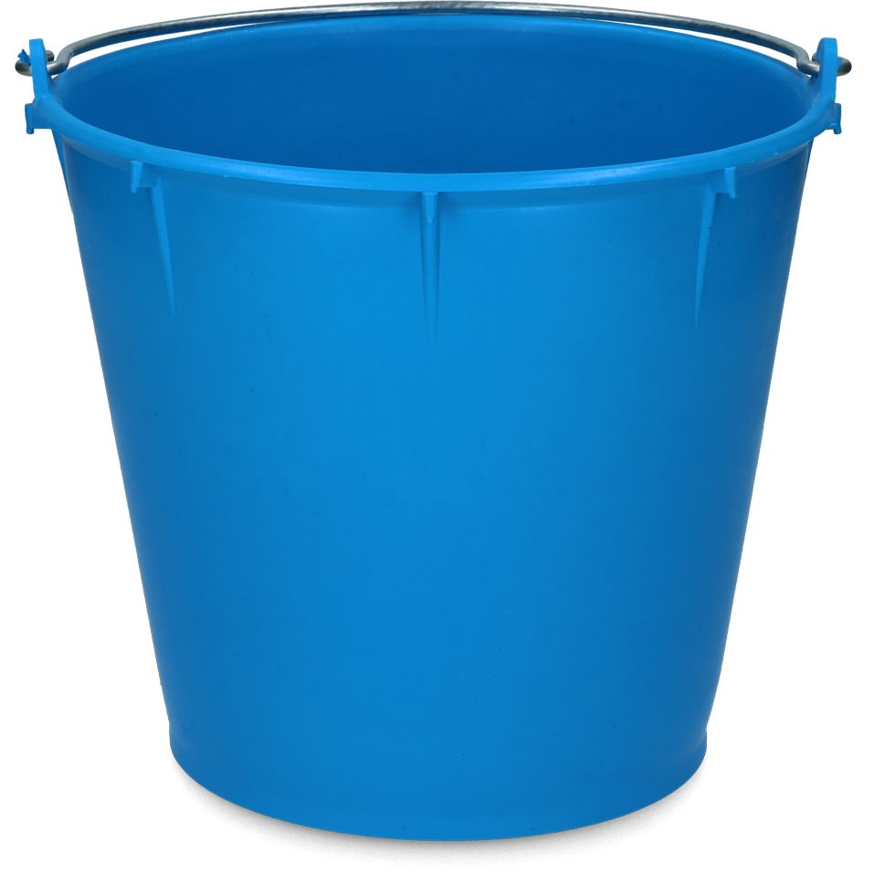 Seau 7 L bleu roi