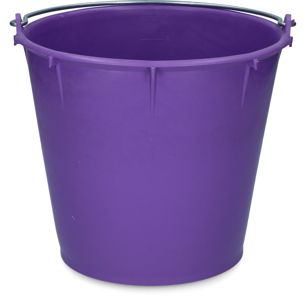Seau 7 L violet