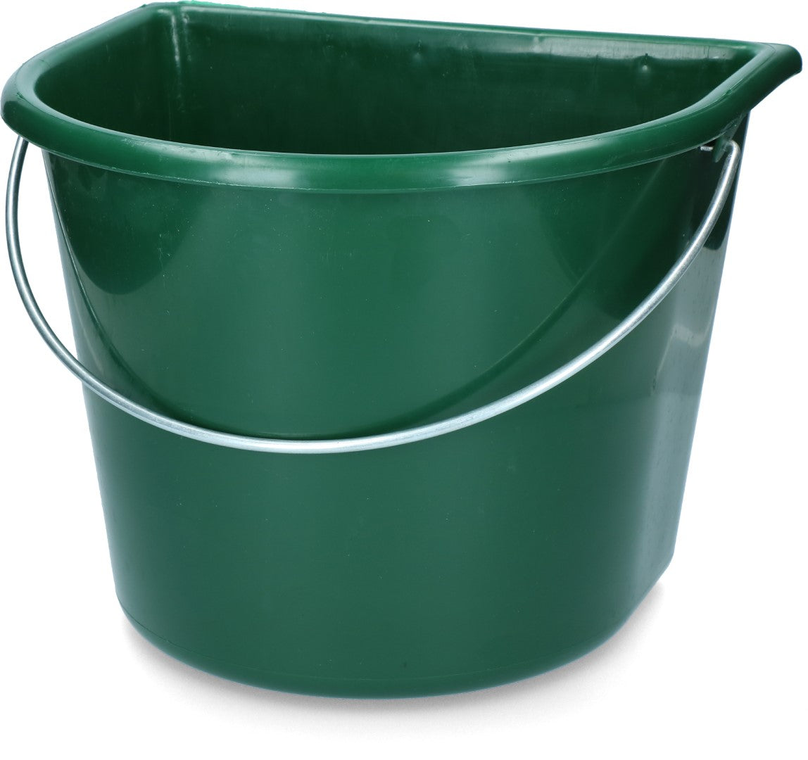 Seau côté plat vert