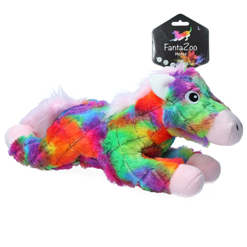 Peluche Cheval FantaZoo ultra douce et résistante pour chien