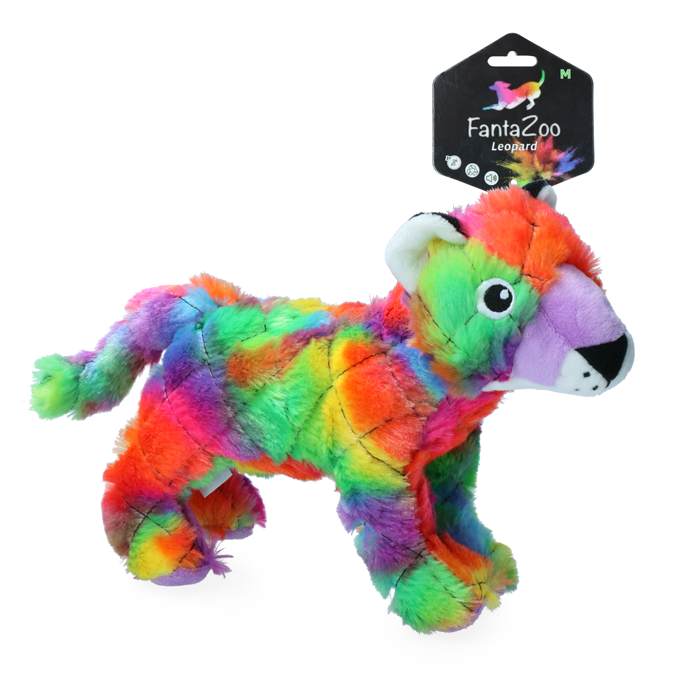 Peluche FantaZoo Léopard taille M