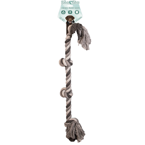 Floss Toss Zahnseil 4 Knoten – 85 cm