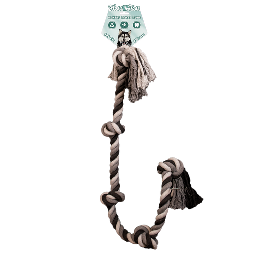 Floss Toss Zahnseil 5 Knoten - 145 cm