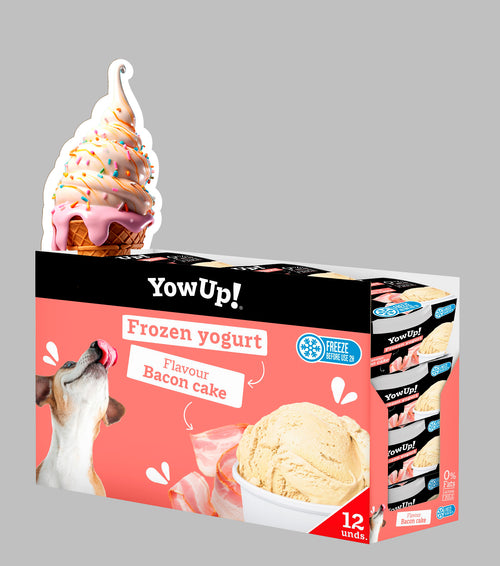 YowUp! Frozen Yoghurt Bacon Cake - Lot de 12