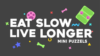 Eat Slow Live Longer Mini Puzzle Rainy Day