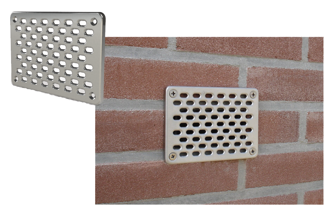 GevelFix Grill Stainless Steel 25 x 15 cm