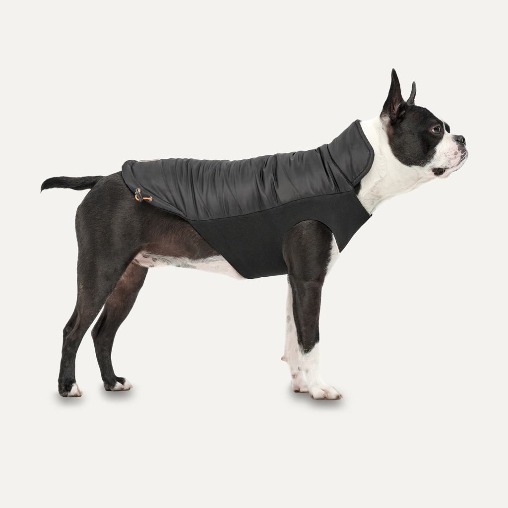 Goo-eez Mock Neck Signature Wrap Jacket XXL Black