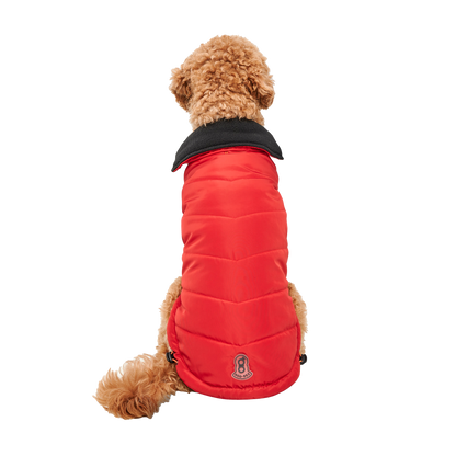 Goo-eez Mock Neck Signature Wrap Jacket XS Red/Black