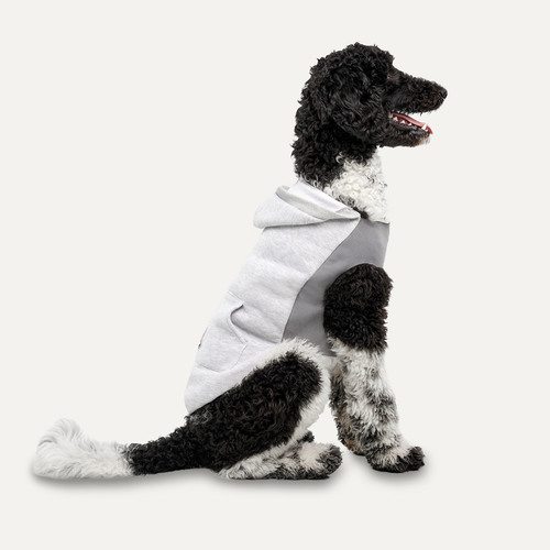 Goo-eez Känguru-Fleece-Hoodie M Grau